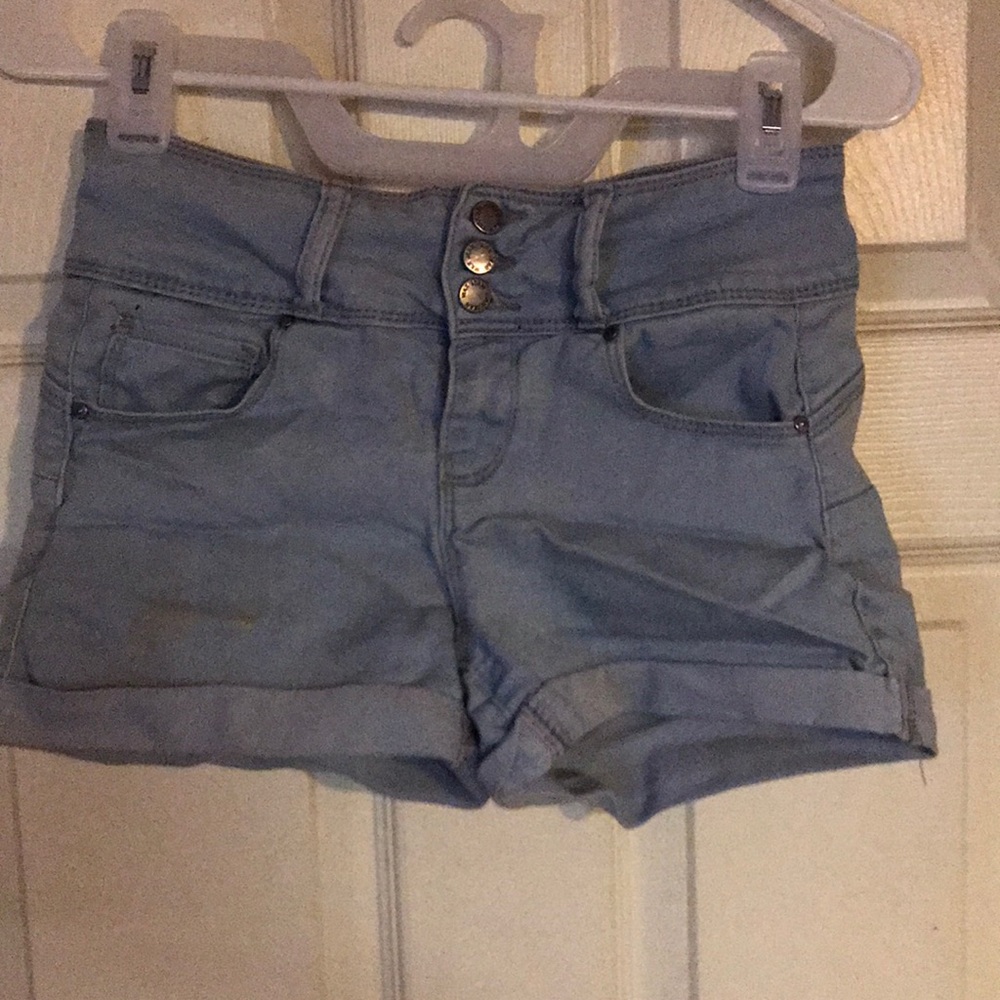Denim shorts